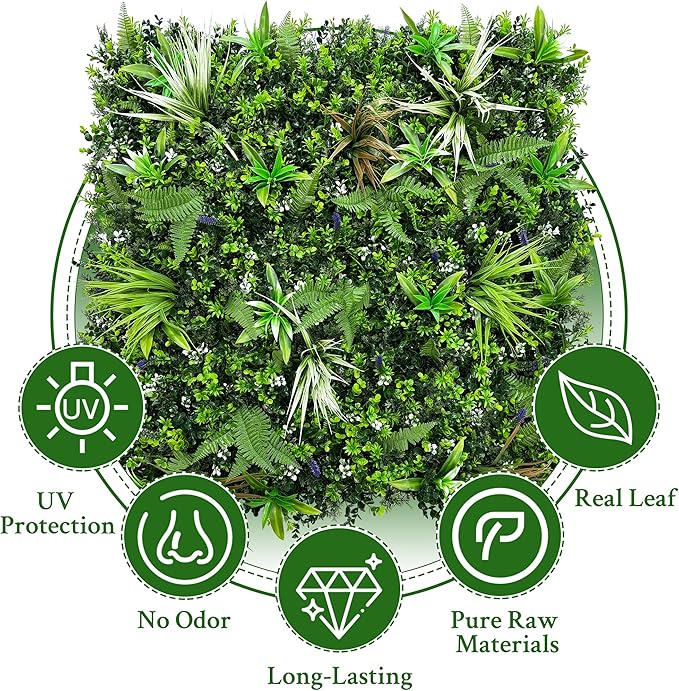 ODTORY Artificial Boxwood Topiary Hedges Panels: 54'' x 120'' UV-Protected - Image 4