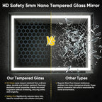 Antok 30"x 40" LED Bathroom Mirror - Image 8