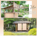 Juexica 3 Pcs Natural Bamboo Wall Panel - Image 6