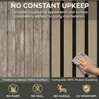 From Plain to Beautiful in Hours WPC Exterior Wall Slat Panels Waterproof - Image 6