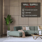 Wall!Supply 3D Soundproof Wall Panels – Acoustic Natural Oak Finish – EPS Foam - Image 3