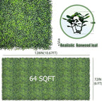 Artificial Ivy Privacy Fence Screen, Backyard Greenery Wall Backdrop Decor - Image 2