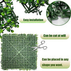 Artificial Boxwood Roll Panels: 60"x 140" UV-Anti Faux Ivy Leaves Grass Wall - Image 4