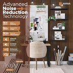 Avana Acoustic Wood Wall Panels –93.2x11.25 Inch Panels – Fits 94x12 Layout – - Image 5