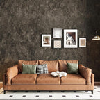3yecao 48"×354" Big Roll Large Size Dark Brown Tan Grey Concrete Wallpaper Peel - Image 3
