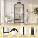 71"x32" Bronze Arched Full Length Mirror - Image 5
