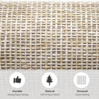 Ansehan Wallcovering W030105 Envy Collection 36" W x 8 Yard L, Natural Paper - Image 5
