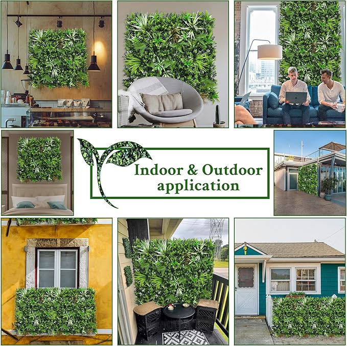 ODTORY Artificial Boxwood Topiary Hedges Panels: 54'' x 120'' UV-Protected - Image 6