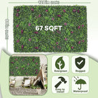 Greenery Grass Wall Boxwood Plant Roll: 80"x120" - Image 2