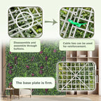 Greenery Grass Wall Boxwood Plant Roll: 48"x128" - Image 4