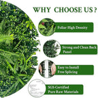 ODTORY Artificial Grass Wall Backdrop Panels: 20X20 in 12P UV-Anti Greenery - Image 4