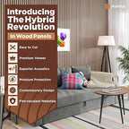 Avana Acoustic Wood Wall Panels – 93.2x11.25 Inch Panels – Fits 94x12 Layout – - Image 2