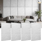 3D Faux Stone Wall Panels, Waterproof Stone Texture Panels by KERTY