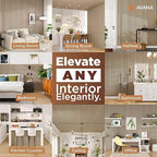 Avana Acoustic Wood Wall Panels – 93.2x11.25 Inch Panels – Fits 94x12 Layout – - Image 3