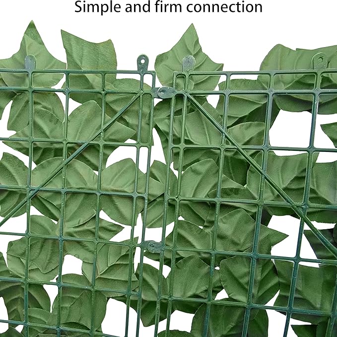 ODTORY Artificial Fence Privacy Screen: 6FT x 50FT UV-Anti Faux Greenery - Image 3