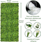 ODTORY Artificial Plant Wall Roll: 48 X120 in UV-Anti Ivy Privacy Fence Screen - Image 2