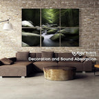 BUBOS 6 Pack Self-Adhesive Acoustic Wall Panels, 70.8" x 47.2" Sound Panels - Image 9