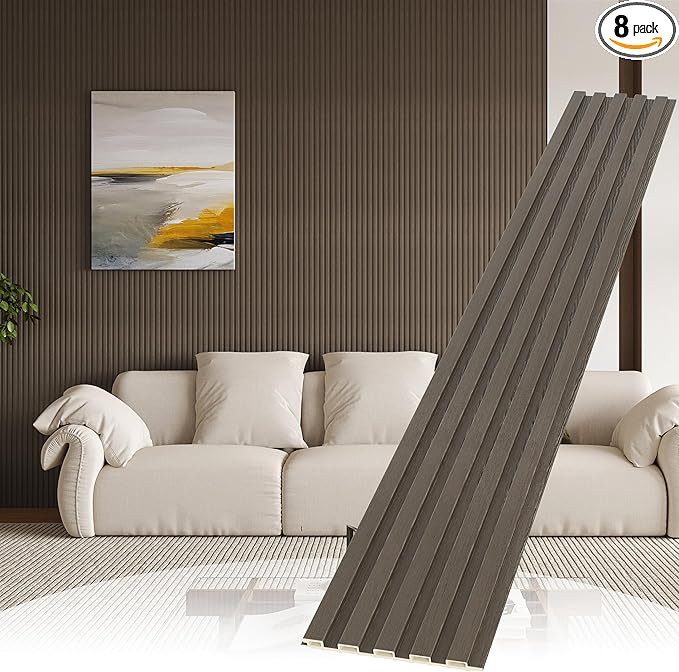 POHARE WPC Slat Wall Paneling, Acoustic Wall Panels by POHARE