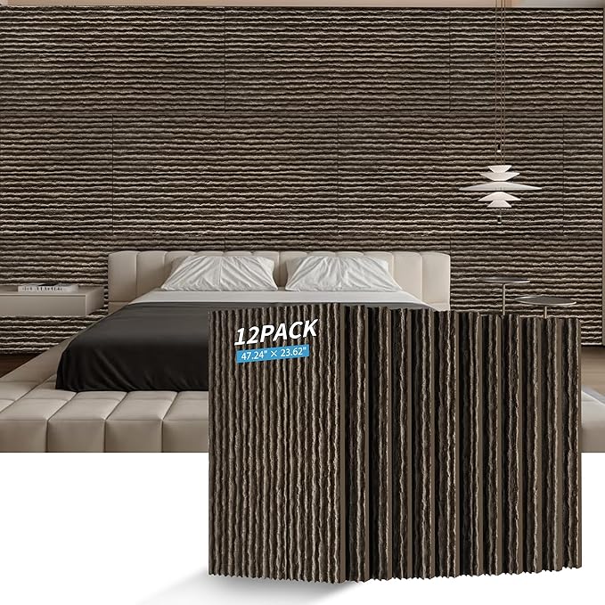 3D Faux Stone Wall Panels, Lightweight & Waterproof Accent Marble Flowing Stone - Image 5