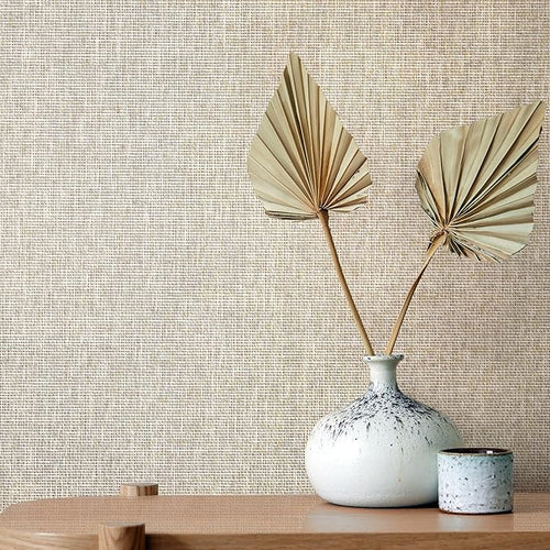 Ansehan Wallcovering W030105 Envy Collection 36" W x 8 Yard L, Natural Paper - Image 2