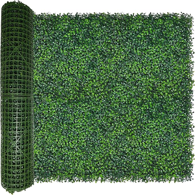 ODTORY Artificial Ivy Privacy Fence Wall Screen: 40X160 in UV-Anti Faux Boxwood by ODTORYHOME
