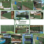 ODTORY Artificial Fence Privacy Screen: 4FT x 50FT UV-Anti Faux Greenery - Image 6