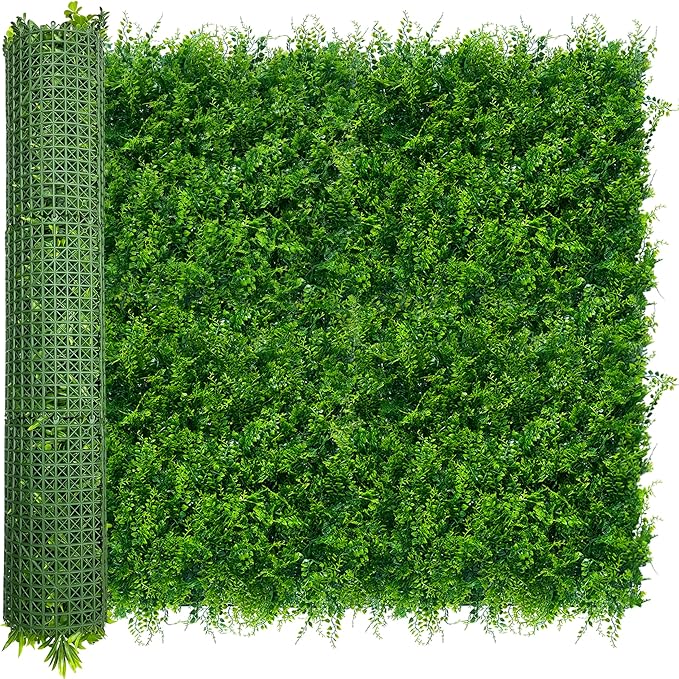 ODTORY Artificial Plants Hedge Wall Panels：40x120 Inch UV-Anti Greenery Boxwood by ODTORYHOME