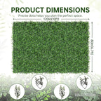 Artificial Green Wall Panels: 80"x120" Boxwood Hedge Green Wall Decor Backdrop - Image 2