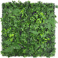 Artificial Green Boxwood Grass Wall Panels: 20"x20" UV Protected Ivy Privacy by DOPGIB