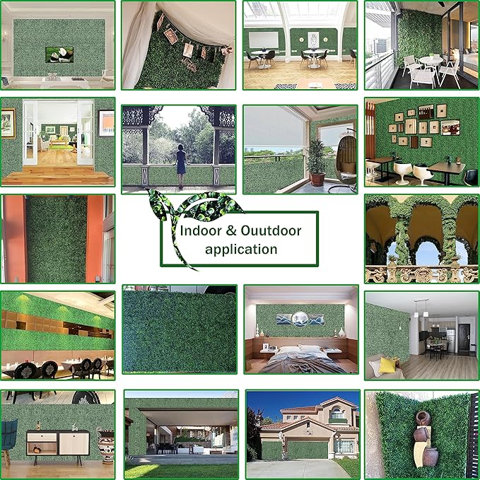 ODTORY Artificial Ivy Privacy Fence Wall Screen: 40X160 in UV-Anti Faux Boxwood - Image 5