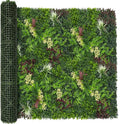 Artificial Ivy Wall Boxwood Roll: 60"x120" UV Resistant Green Leaves Faux by DOPGIB
