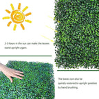 ODTORY Artificial Grass Wall Backdrop Panels: 20X20 in 24P UV-Anti Greenery - Image 4