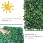 ODTORY Artificial Ivy Privacy Fence Wall Screen: 5.35FT X 10FT UV-Anti Faux - Image 5