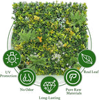 ODTORY Artificial Boxwood Hedges Panels Roll:54'' x 120'' UV-Anti Faux - Image 4