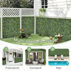 Artificial Boxwood Backdrop Roll: 80"x120" UV-Anti Greenery Faux Grass Hedge - Image 5