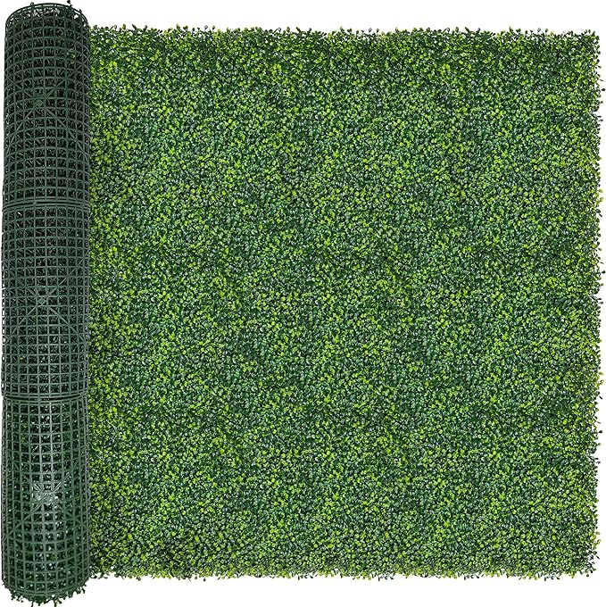ODTORY Artificial Boxwood Roll Panels: 6FT X 12FT UV-Anti Artificial Ivy by ODTORYHOME