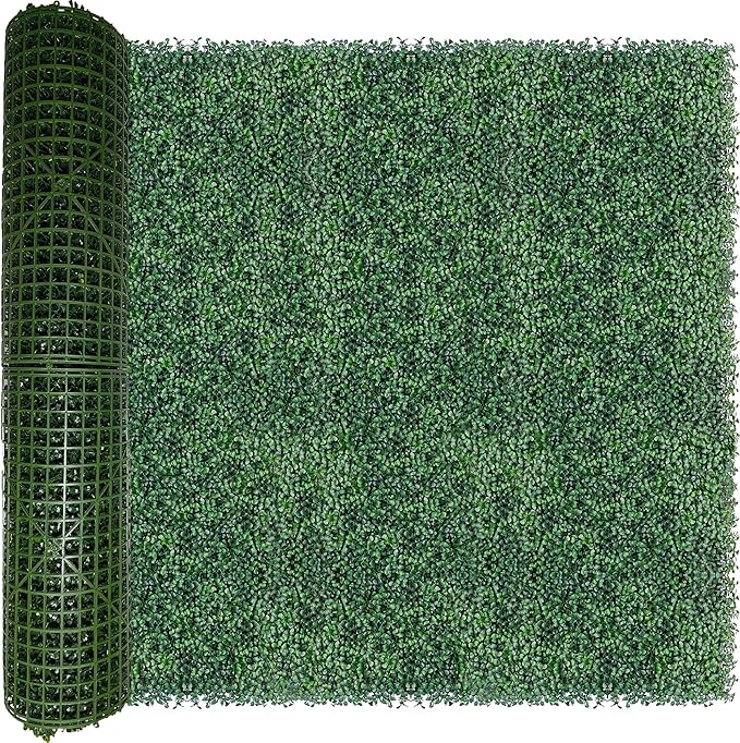 ODTORY Artificial Boxwood Roll Panels:54 X 120 in UV-Anti More Dense Greenery by ODTORYHOME