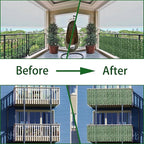 ODTORY Artificial Fence Privacy Screen: 4FT x 50FT UV-Anti Faux Greenery - Image 4