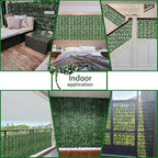 ODTORY Artificial Fence Privacy Screen: 5FT x 50FT UV-Anti Faux Greenery - Image 5